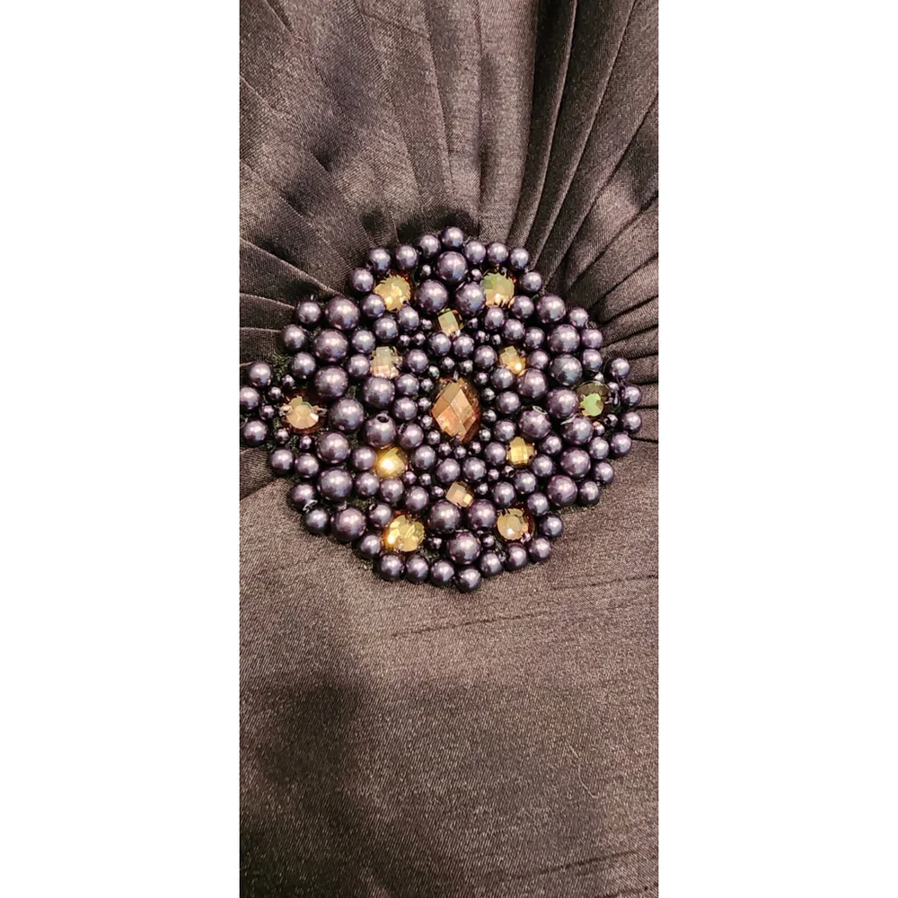 Jessica Howard Formal Evening Gown Dress & Jacket Women's 6 Eggplant Purple - Picture 12 of 16
